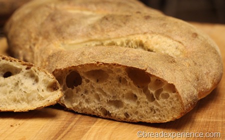 fougasse crumb shot