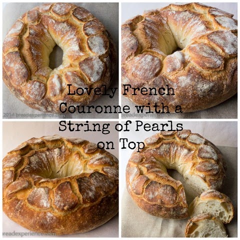 French Couronne with String of Pearls