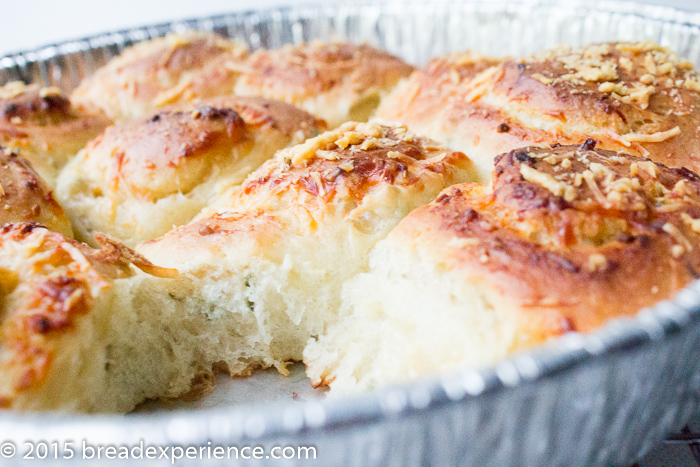 Rosemary Garlic and Cheese Spelt Rolls