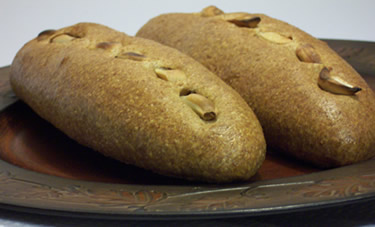 Garlic Studded Baguettes