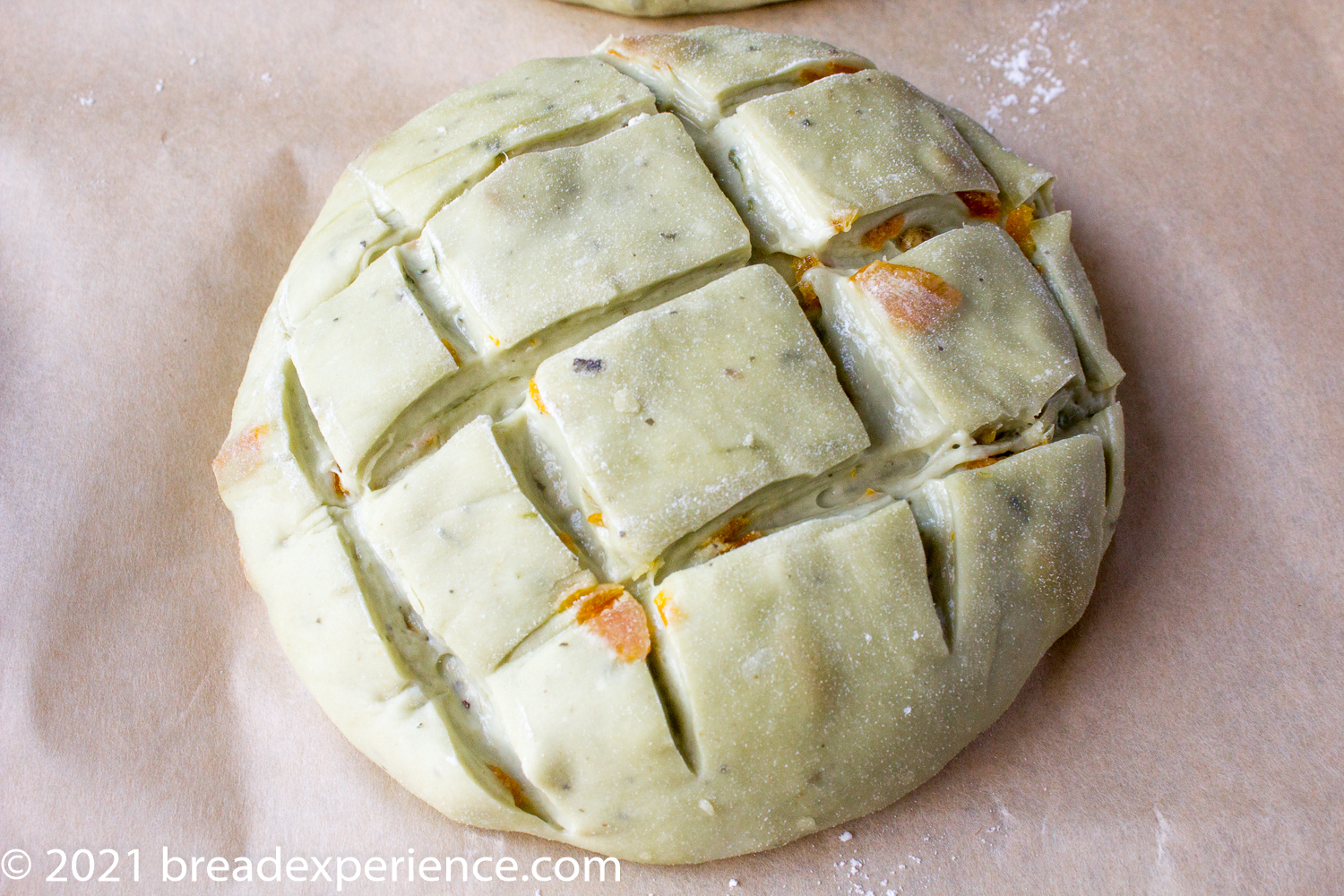 Matcha Green Tea and Orange Loaf