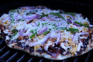 Grilled BBQ Pizza