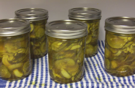 pickles ready for water-bath canning
