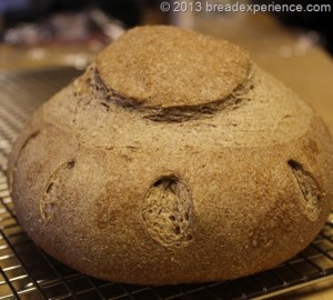 home-milled round loaf