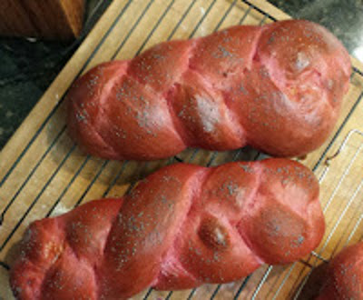 Judy's Beet Challah