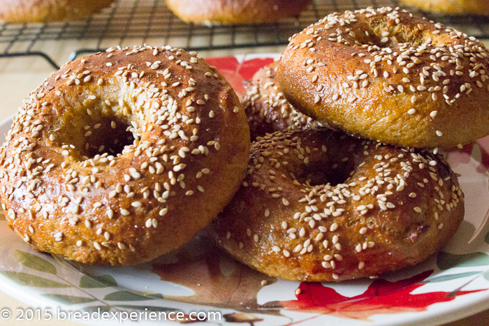 Kefir Milk Pumpkin Spelt Bagel