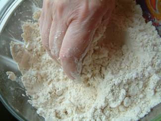 making scones