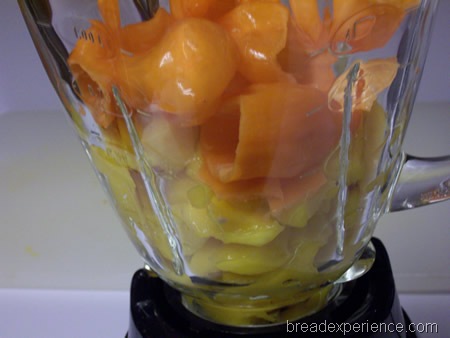 mango puree in blender