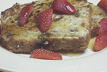 Oatmeal KAMUT and Date French Toast
