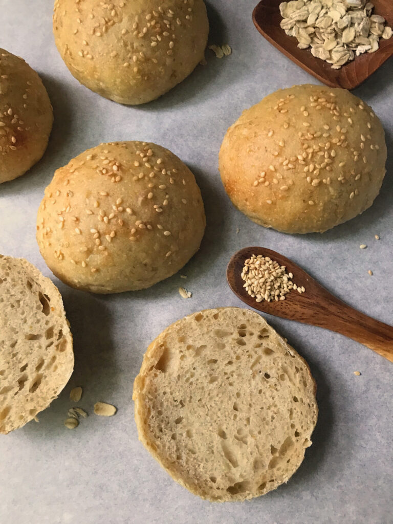 Oatmeal Buns ready to enjoy