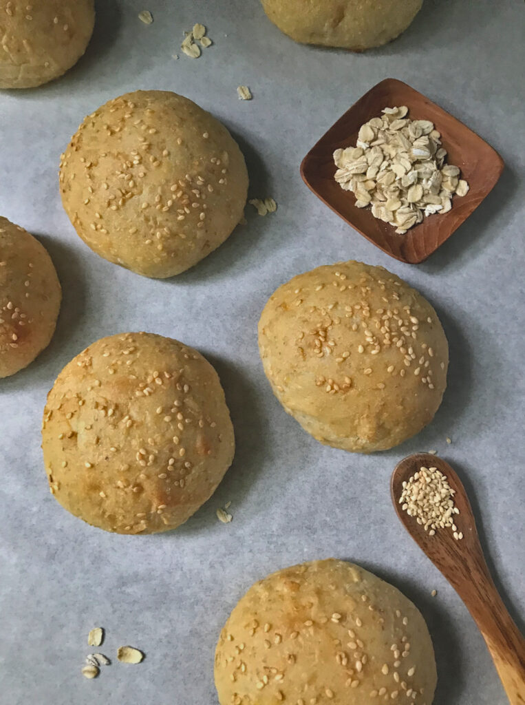 Wholesome Oatmeal Buns
