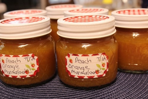 peach orange marmalade