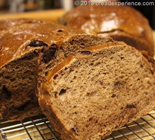 Pane Alla Ciocoolata crumb shot