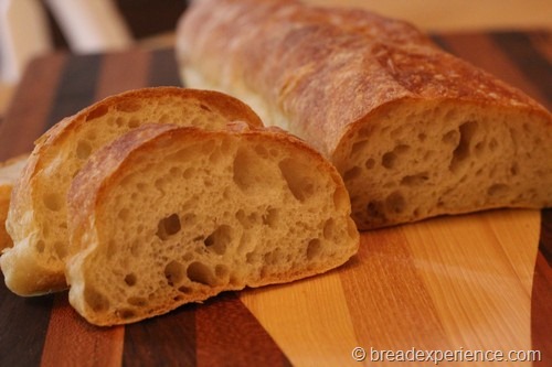 Poolish Baguettes crumb