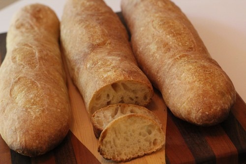 poolish baguettes 1st attempt