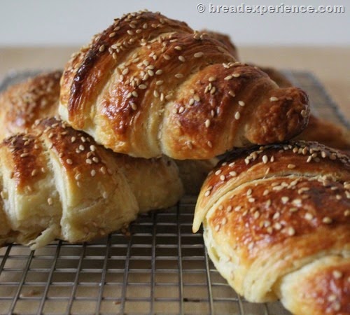 Pretzel Croissants made with KAMUT