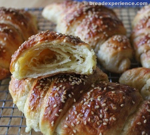 Kamut Pretzel Croissants