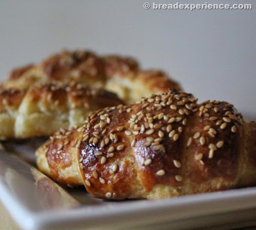 Pretzel Croissants made with KAMUT