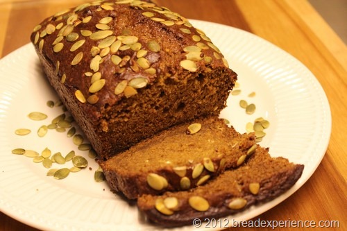 Einkorn Olive Oil Pumpkin Bread - all purpose version