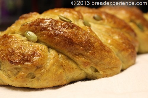 Braided Pumpkin Brioche