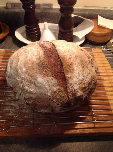 Stout, Rye and Pumpkin Loaf Baked in a Dutch Oven