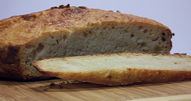 Roasted Garlic and Parmesan Pot Bread