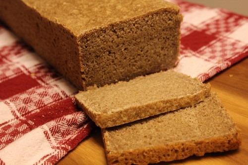Rye and Rice Bread Sliced