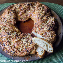 Sourdough Savory Danish Crown Crumb Shot