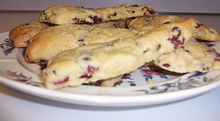 Cranberry-Orange Cream Scones