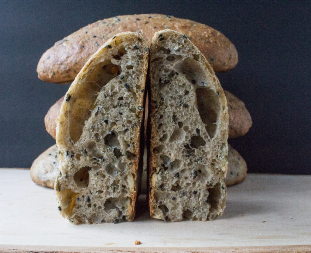 Mixed Grain Seeded Sourdough with Spelt