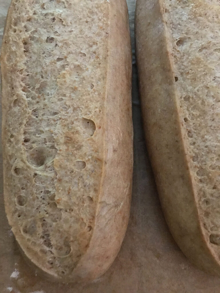 Sourdough Shokupan Baguette-Style Loaves