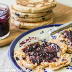Singing Hinnies with Einkorn and Dried Blueberries
