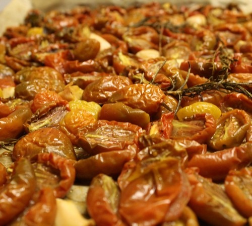 Making Slow Roasted Tomatoes Slow Roasted Tomatoes