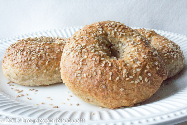 Sourdough Sprouted Wheat Bagels