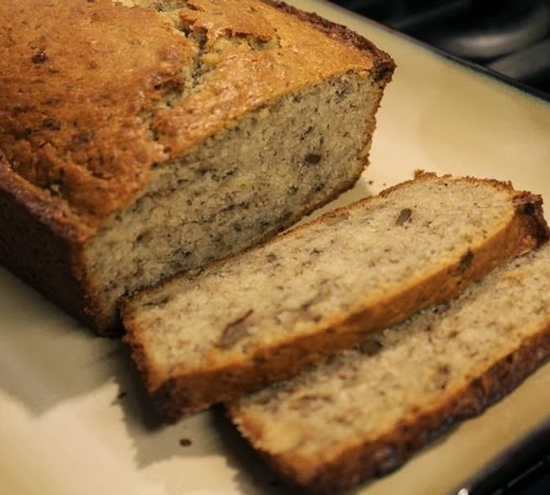 Sourdough Banana Bread sliced