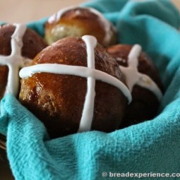 Sourdough Hot Cross Buns