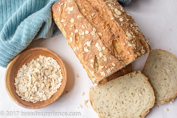 Sliced Sourdough Oatmeal Loaf 