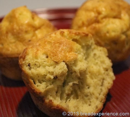 Cheesy Sourdough Spelt Popovers