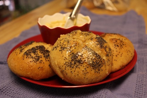 Sourdough Poppy Seed Rolls