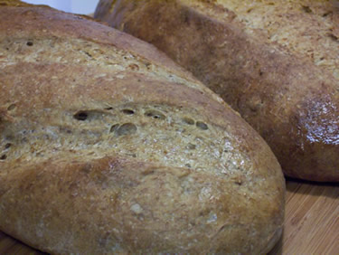 sourdough rye with walnuts