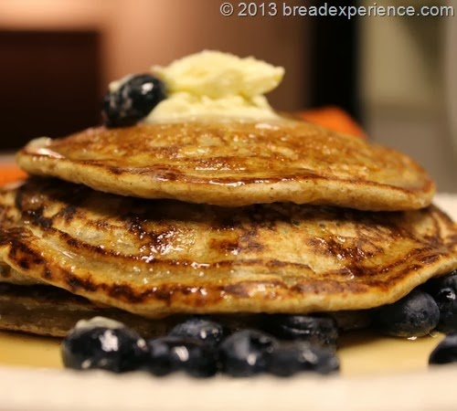 Sourdough Rye Pancakes with Orange Butter