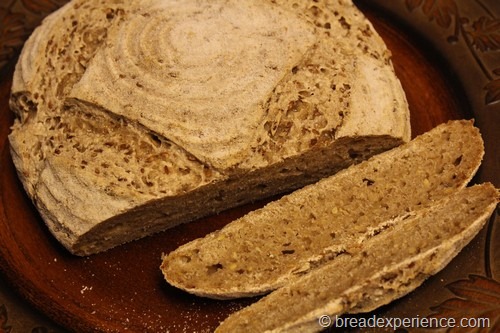 Spelt Sourdough with Flax Seed Soaker