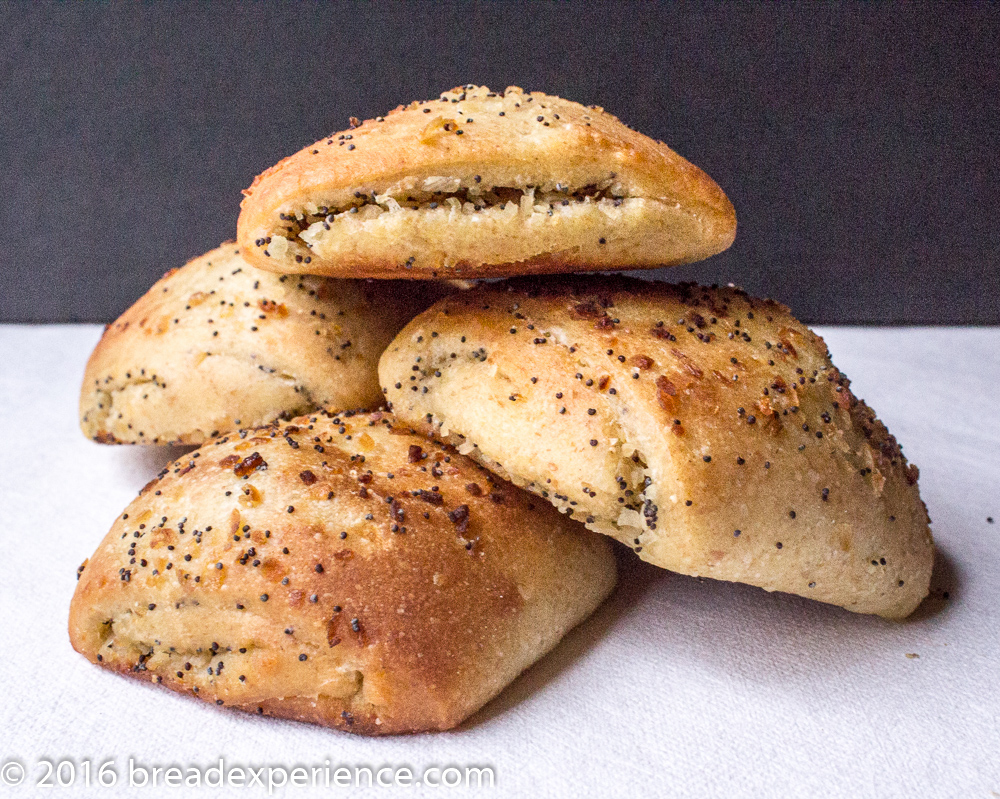 Sourdough Spelt Onion Pockets