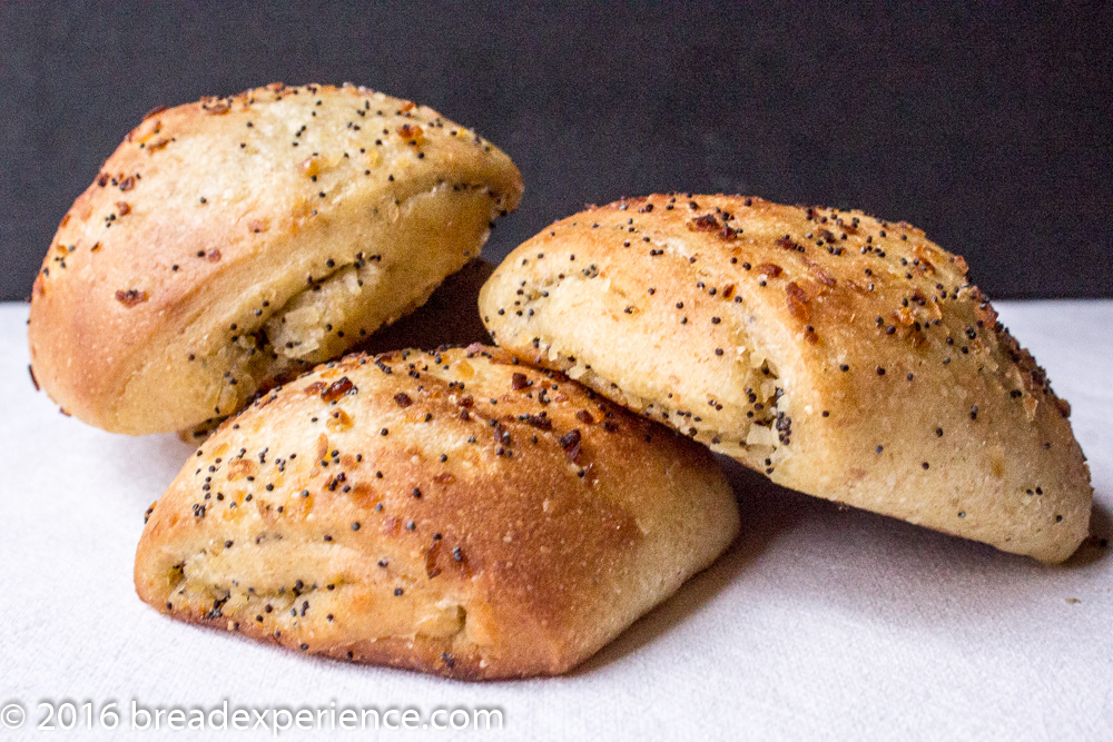 Sourdough Spelt Onion Pockets