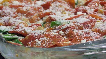 Casserole ready to go in oven