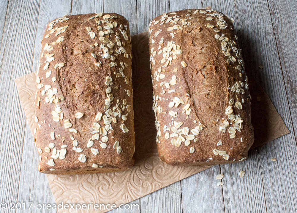 Sourdough Spelt Oatmeal Bread