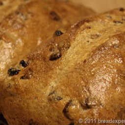 Spelt Bread with Pecans & Raisins