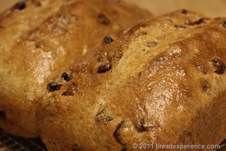 Spelt Bread with Pecans & Raisins