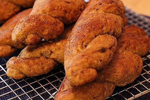 Hazelnut Spelt Twists