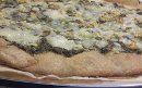 Spelt Pizza with Pesto and Pine Nuts